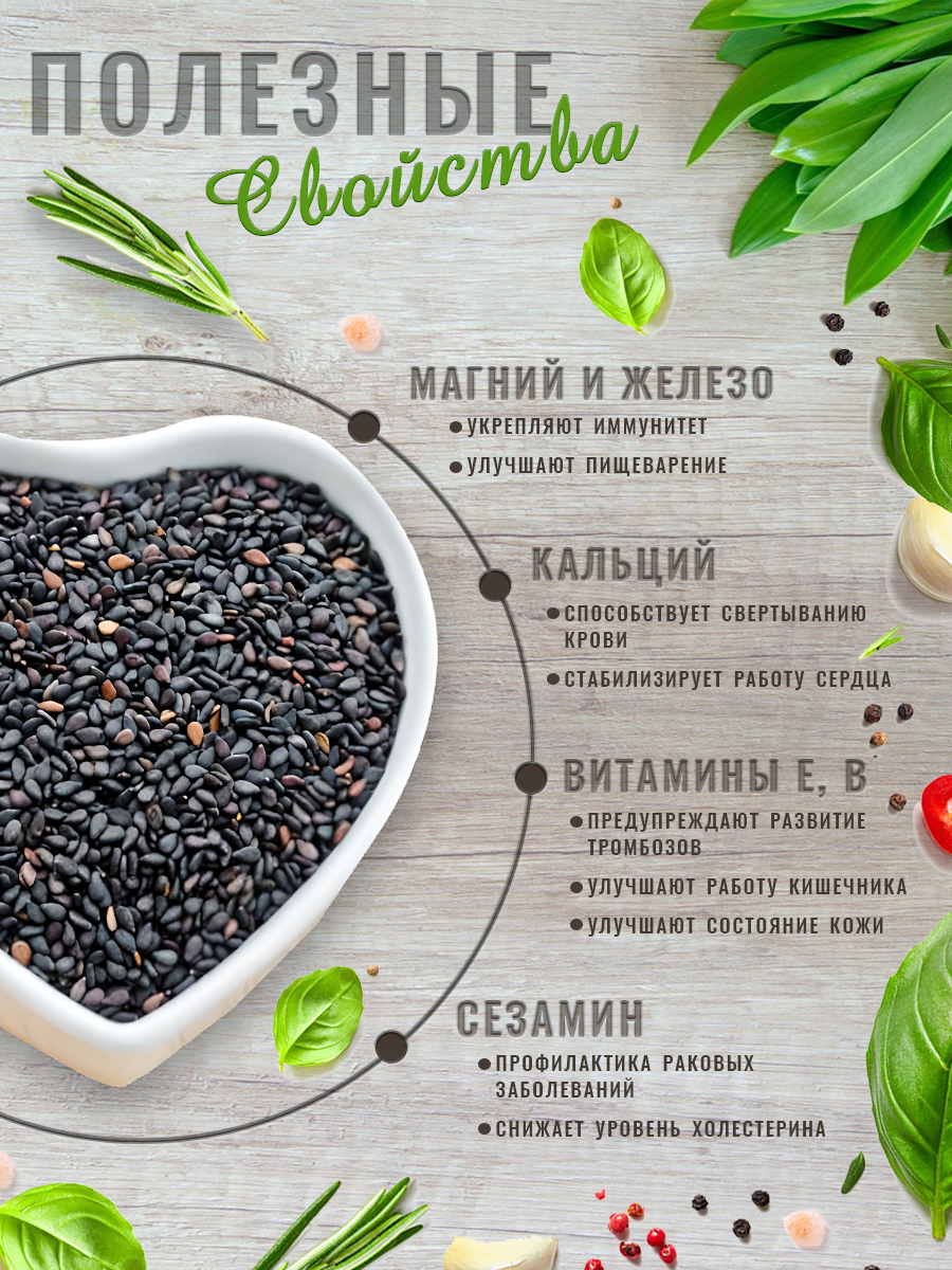 кунжут чёрный